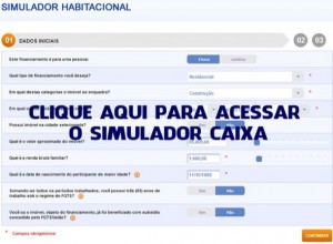 Simulador habitação Caixa em 3 etapas pela internet